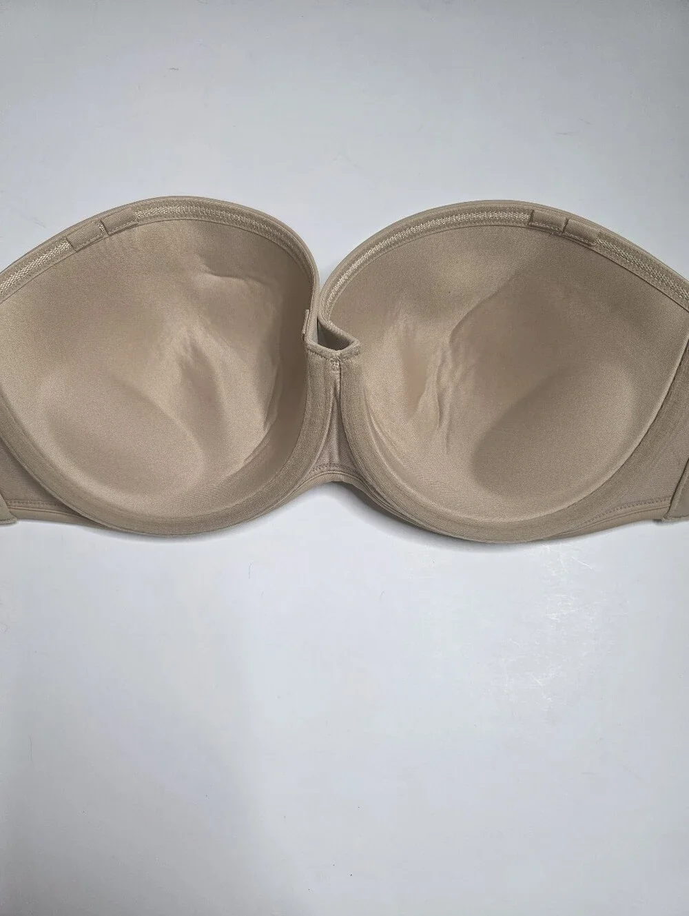 Cacique Boost Tan Strapless Bra 34DDD